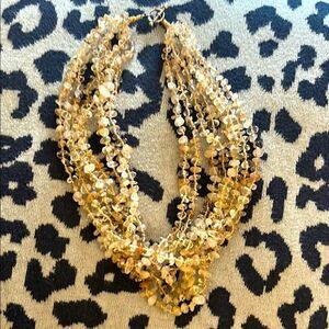 Sterling Silver Quartz Drop Necklace